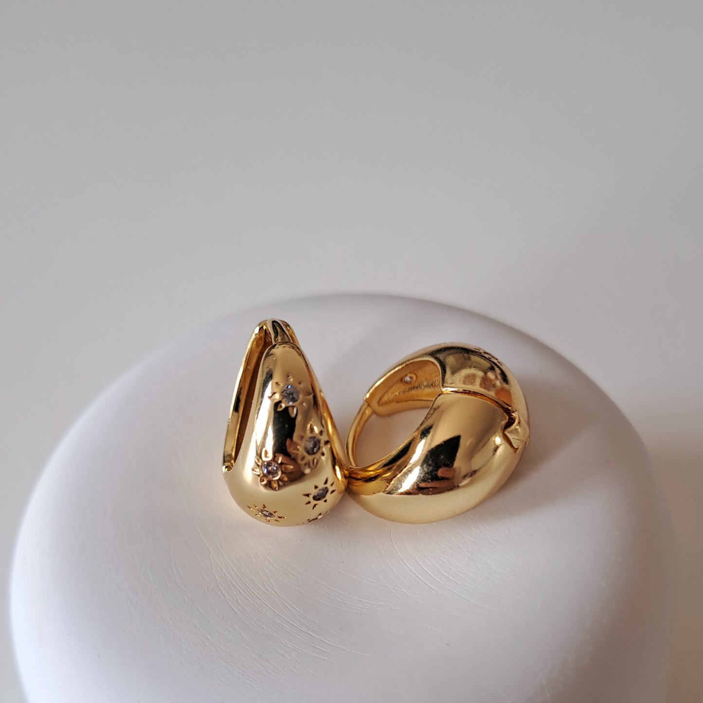Water drop zircon star earrings for women, light luxury, simple and high-end earrings (Copy)