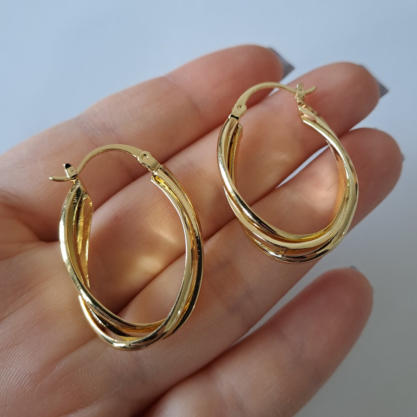 18K Gold Plated — Minimalist Earrings