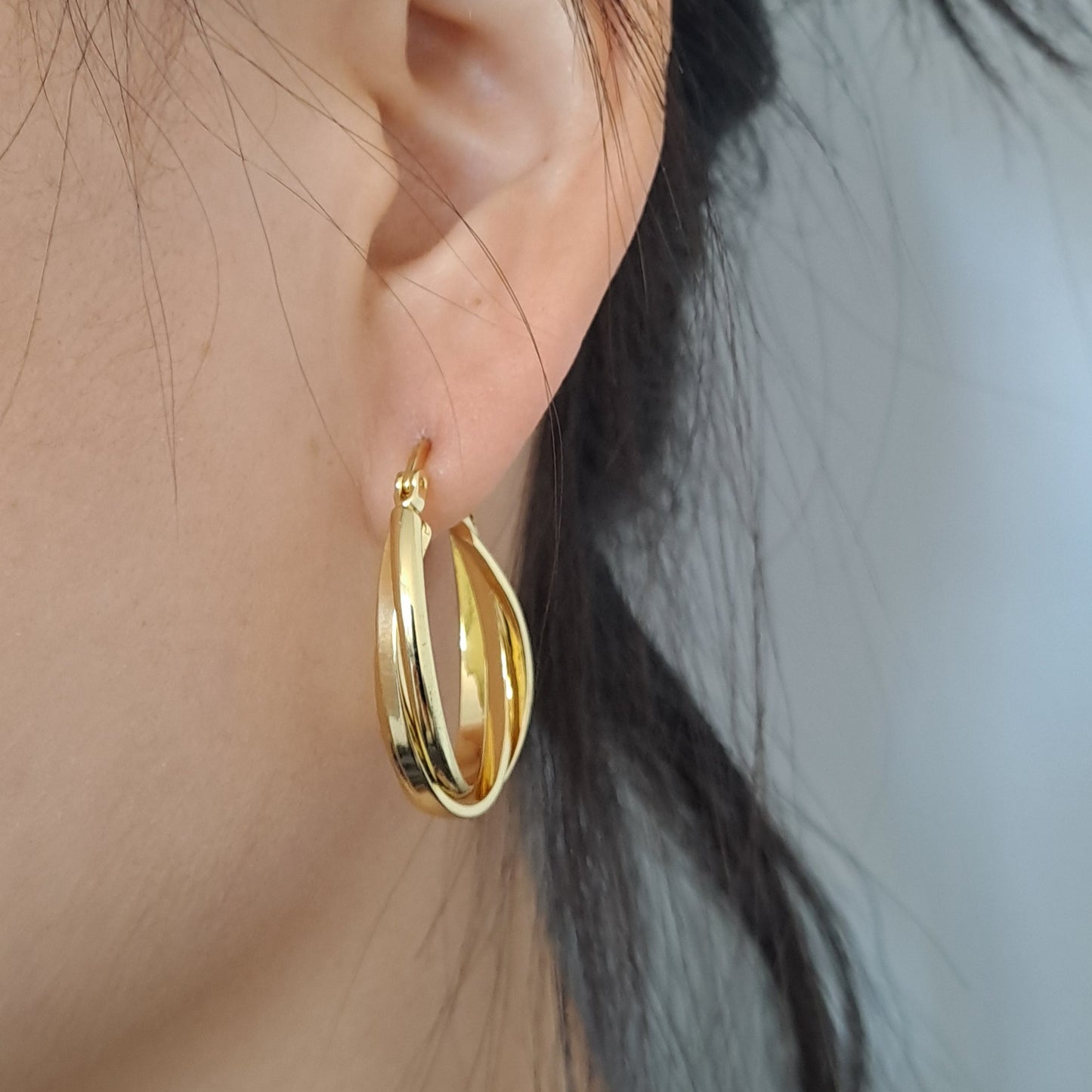 18K Gold Plated — Minimalist Earrings