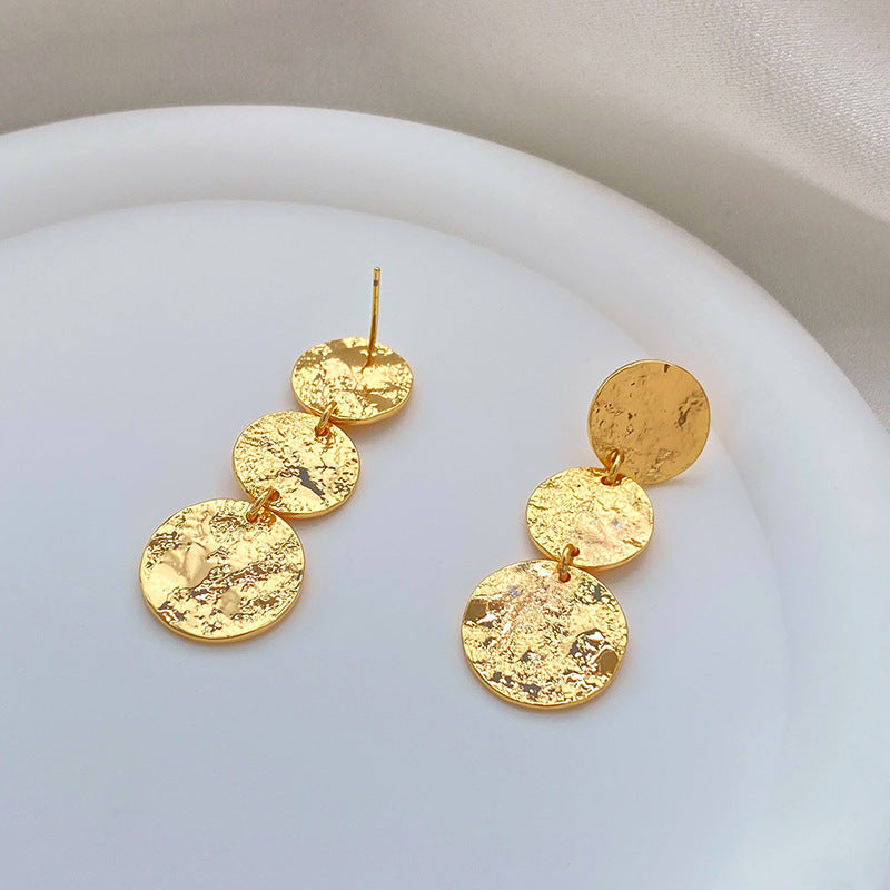 French-Inspired Long Drop Earrings · 18K Gold-Plated Brass · S925 Post