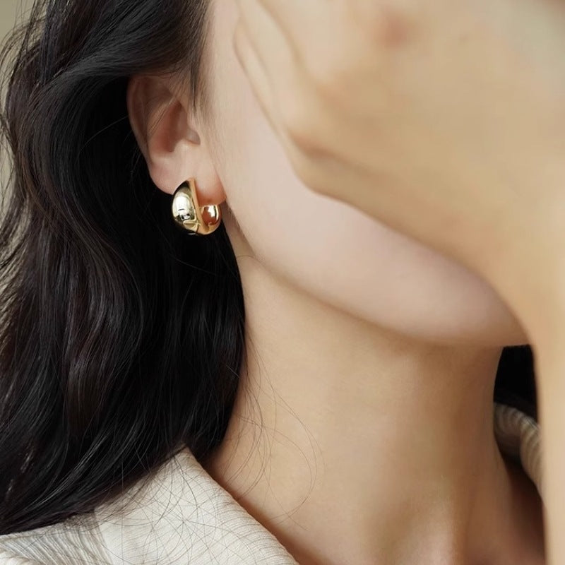 14k Gold-Plated Earring diameter 15mm