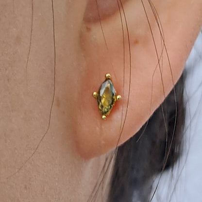 14k Gold-Plated Stud Earrings