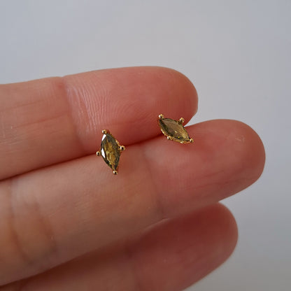14k Gold-Plated Stud Earrings