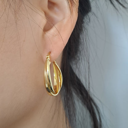 18K Gold Plated — Minimalist Earrings