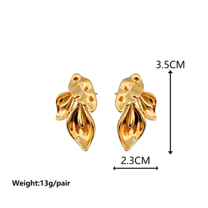 18k gold plated earring