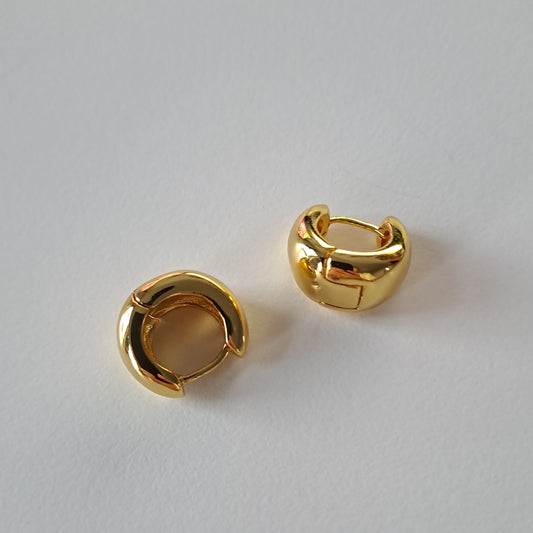 14k Gold-Plated Earring diameter 15mm