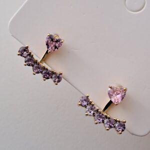 Home fashion gold plated zircon earrings copy