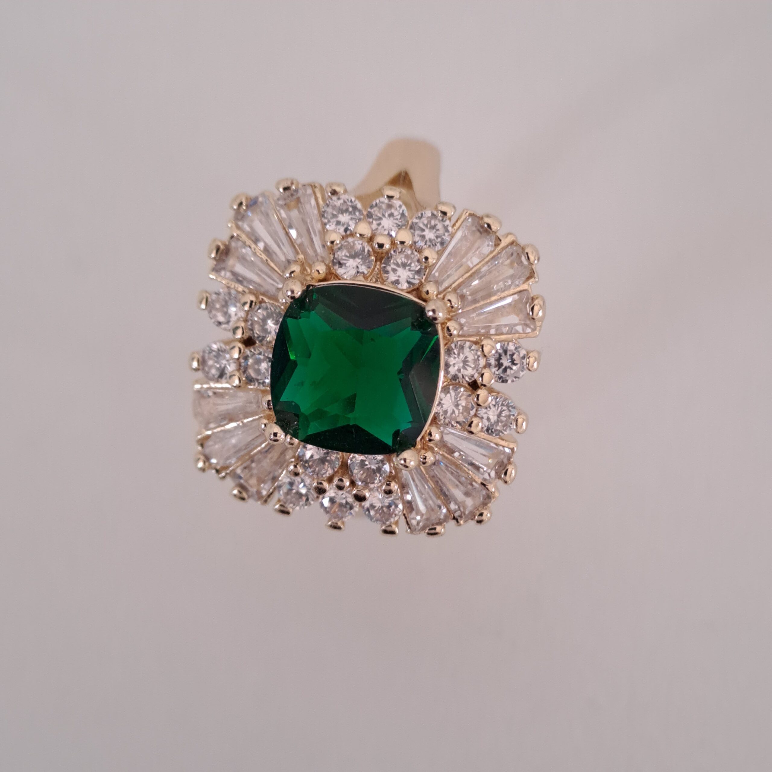2026/01/1000043075-scaled.jpg green zircon flower open ring | gold plated adjustable copy