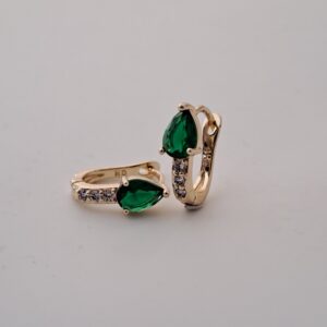 Home gold plated zircon earrings copy