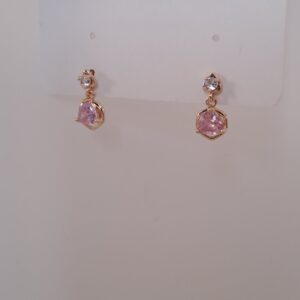 fashion gold plated zircon earrings copy
