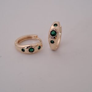 Home gold plated zircon earrings copy