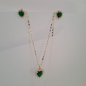 Home gold plated zircon earrings copy