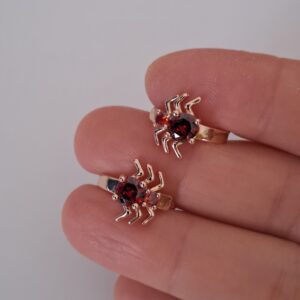 gold plated zircon earrings