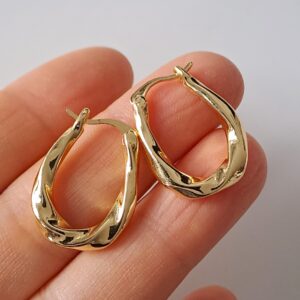 gold plated earring copy