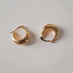 gold plated hoopearring (copy)