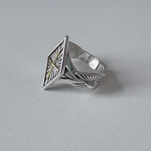 vintage punk ring, men’s ring, adjustable, waterproof, non fading