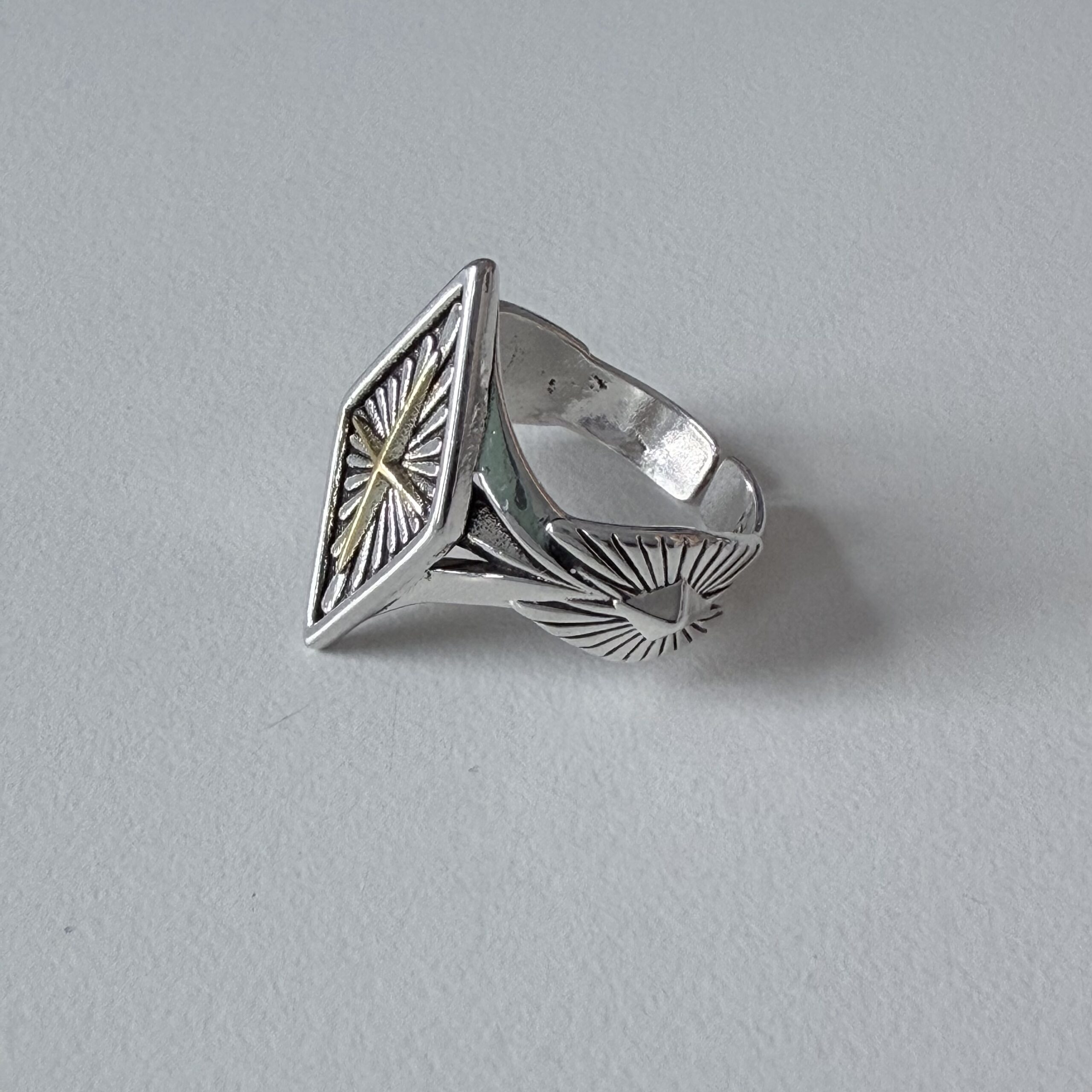 img_0638 vintage punk ring, men’s ring, adjustable, waterproof, non fading