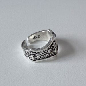 vintage punk ring, star light ring men’s ring, adjustable, waterproof, non fading