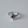 vintage adjustable ring, scorpion design,silver plated white copper, waterproof & non fading female ring