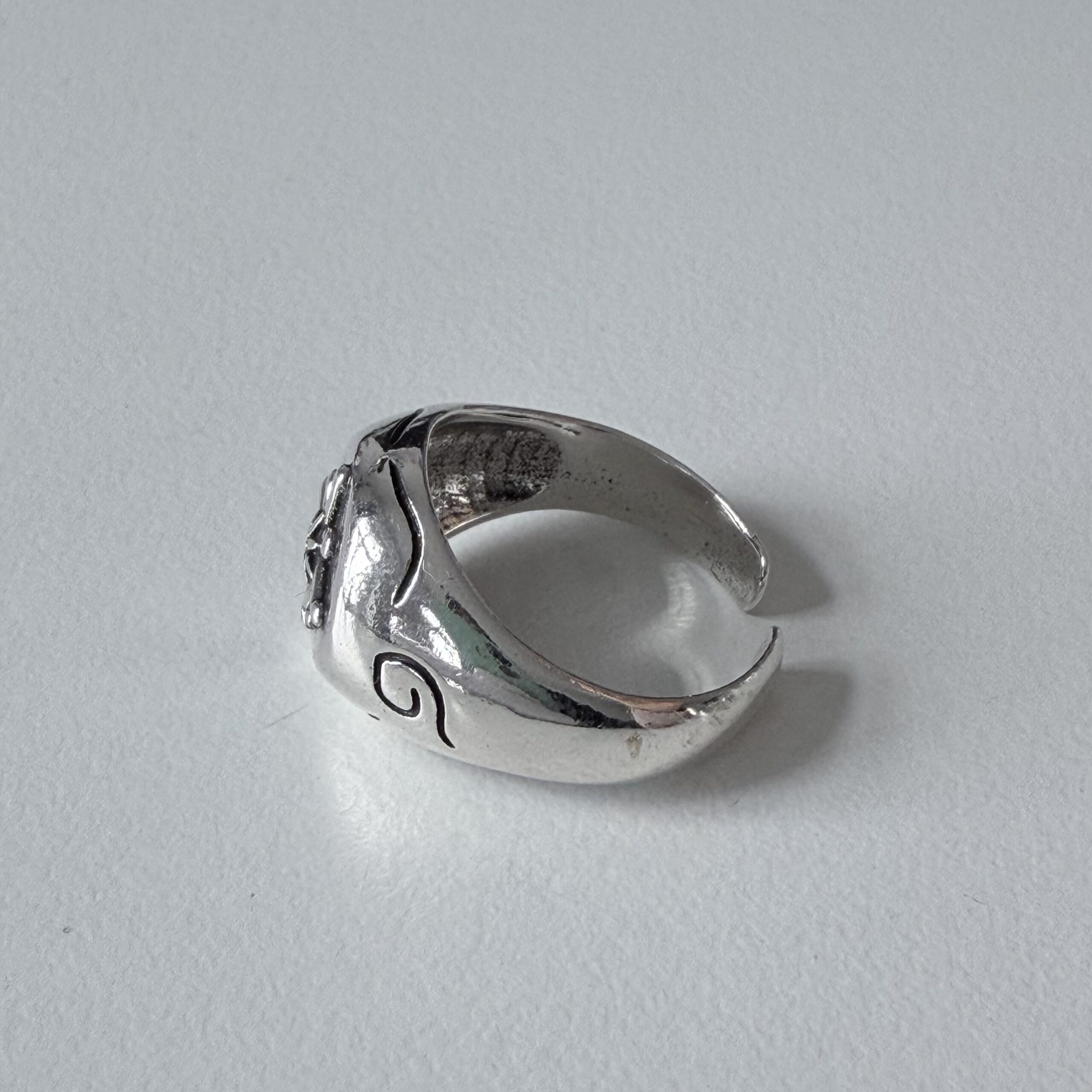 img_0657 vintage open ring, star light ring, men’s ring, adjustable, waterproof, non fading