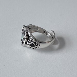 vintage open ring, star light ring, men’s ring, adjustable, waterproof, non fading