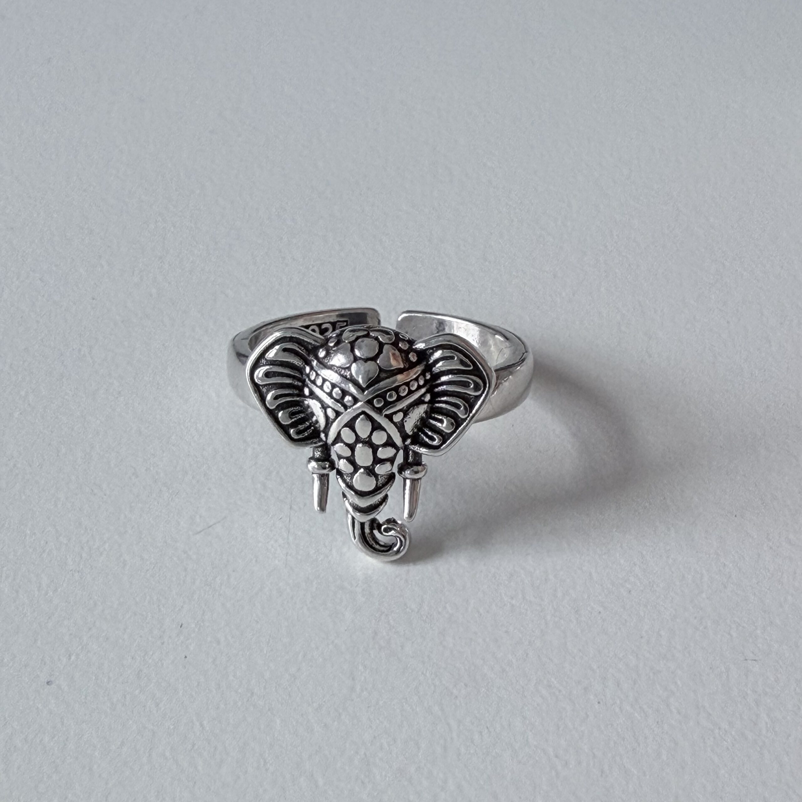 img_0668 vintage adjustable ring, flower design,silver plated white copper, waterproof & non fading female ring