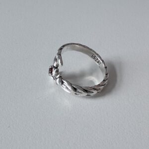 vintage adjustable ring, unique design,silver plated white copper, waterproof & non fading female ring copy
