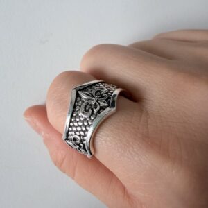 vintage punk ring, star light ring men’s ring, adjustable, waterproof, non fading